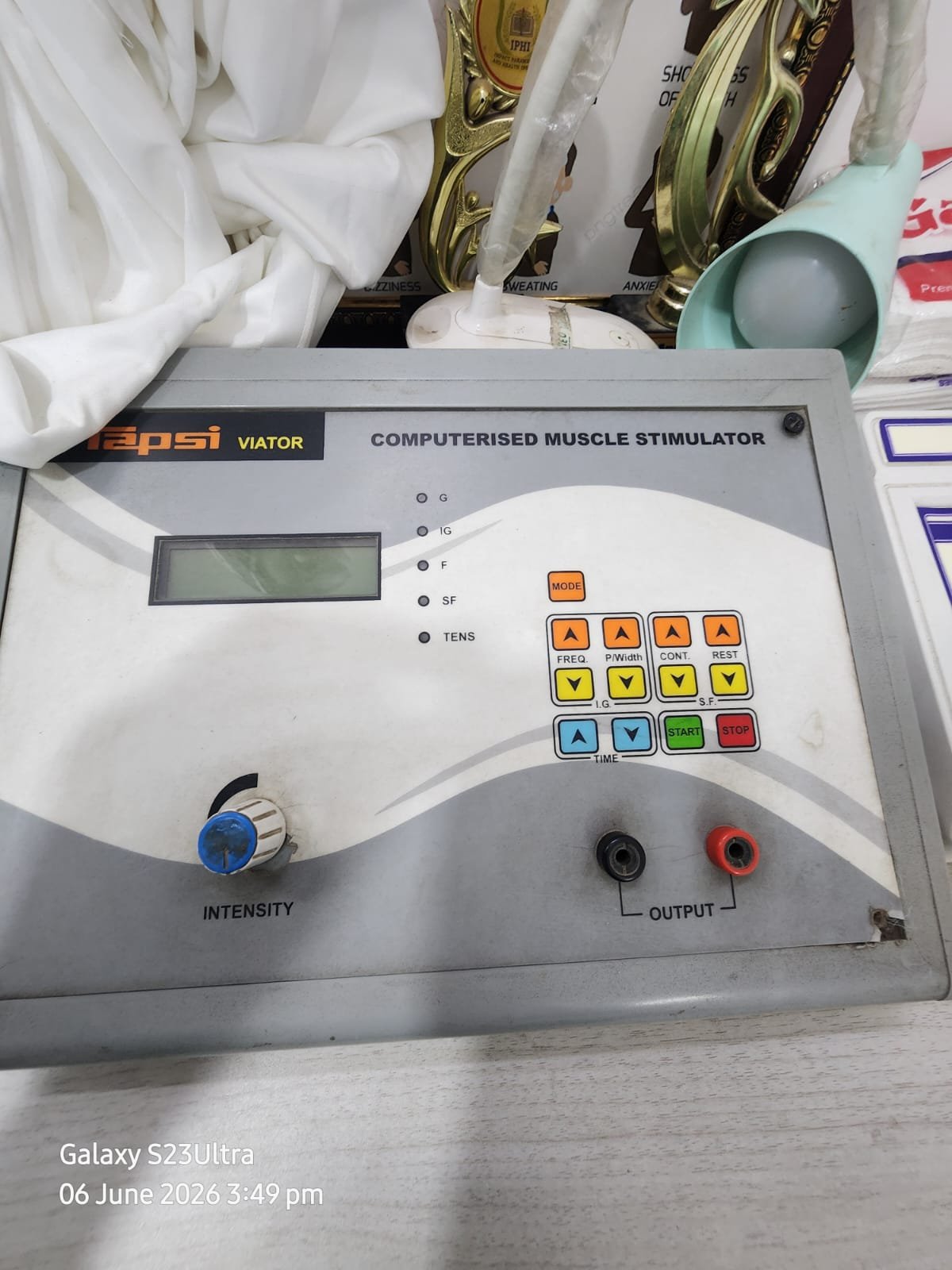 Computerised muscle stimulator