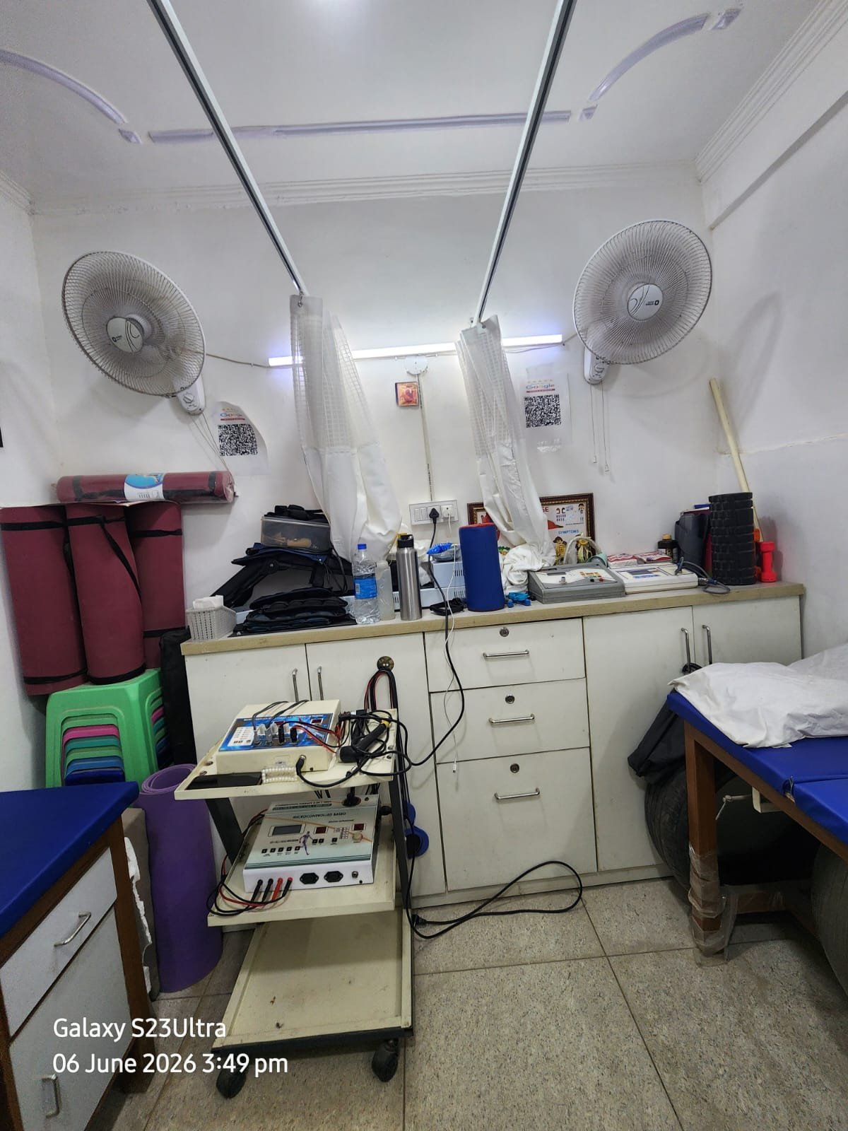 Equipment storage and cabin
